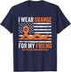 I Wear Orange for My Friend Multiple Sclerosis Awareness T-Shirt - T-Shirt | Navy