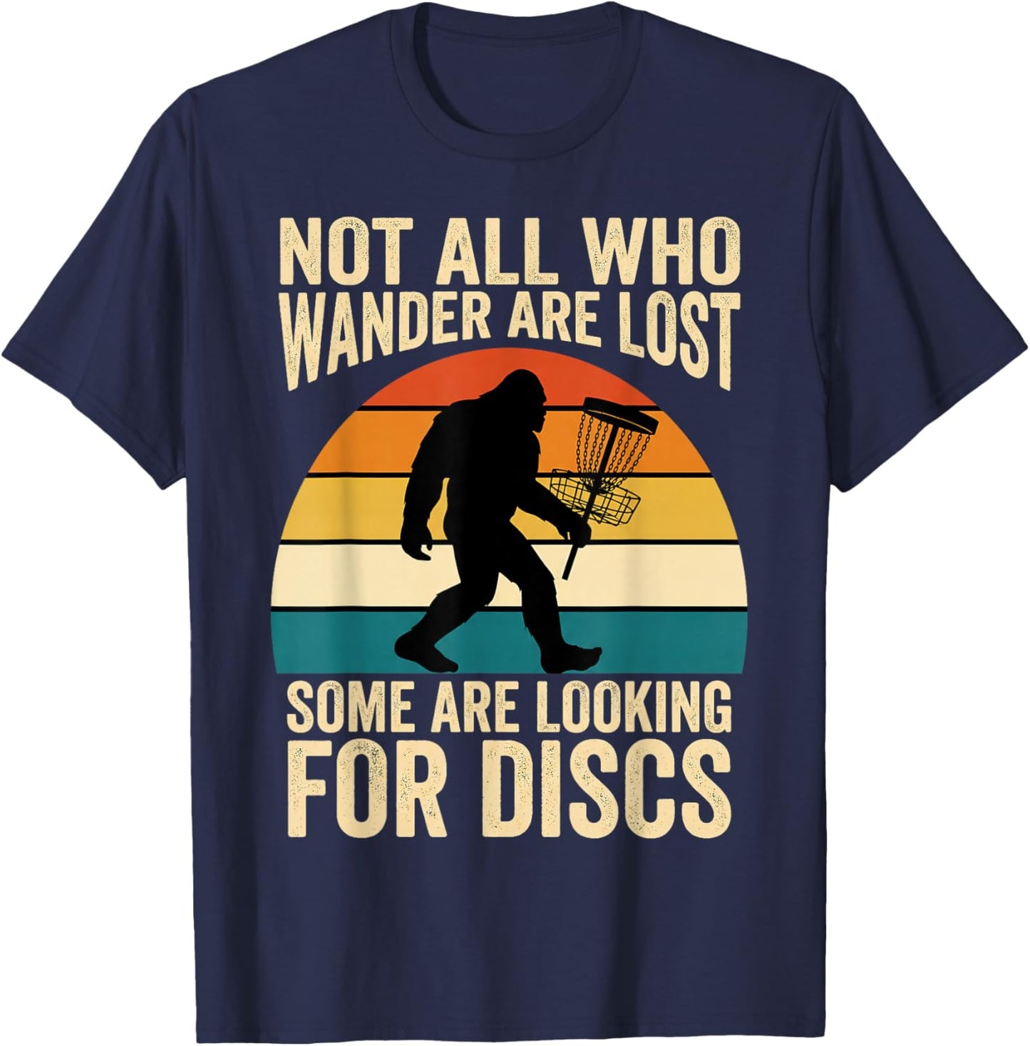 Funny Disc Golf Women Kids Disc Golf Player T-Shirt - T-Shirt | Navy