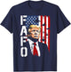 Funny Fafo Trump Fafo American USA T-Shirt - T-Shirt | Navy