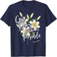 Con Dios Todo ES Posible Shirt Christian Spanish for T-Shirt - T-Shirt | Navy