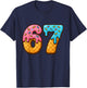 67 Ice Cream Drip Meme Funny Six Seven Gen Alpha Slang T-Shirt - T-Shirt | Navy