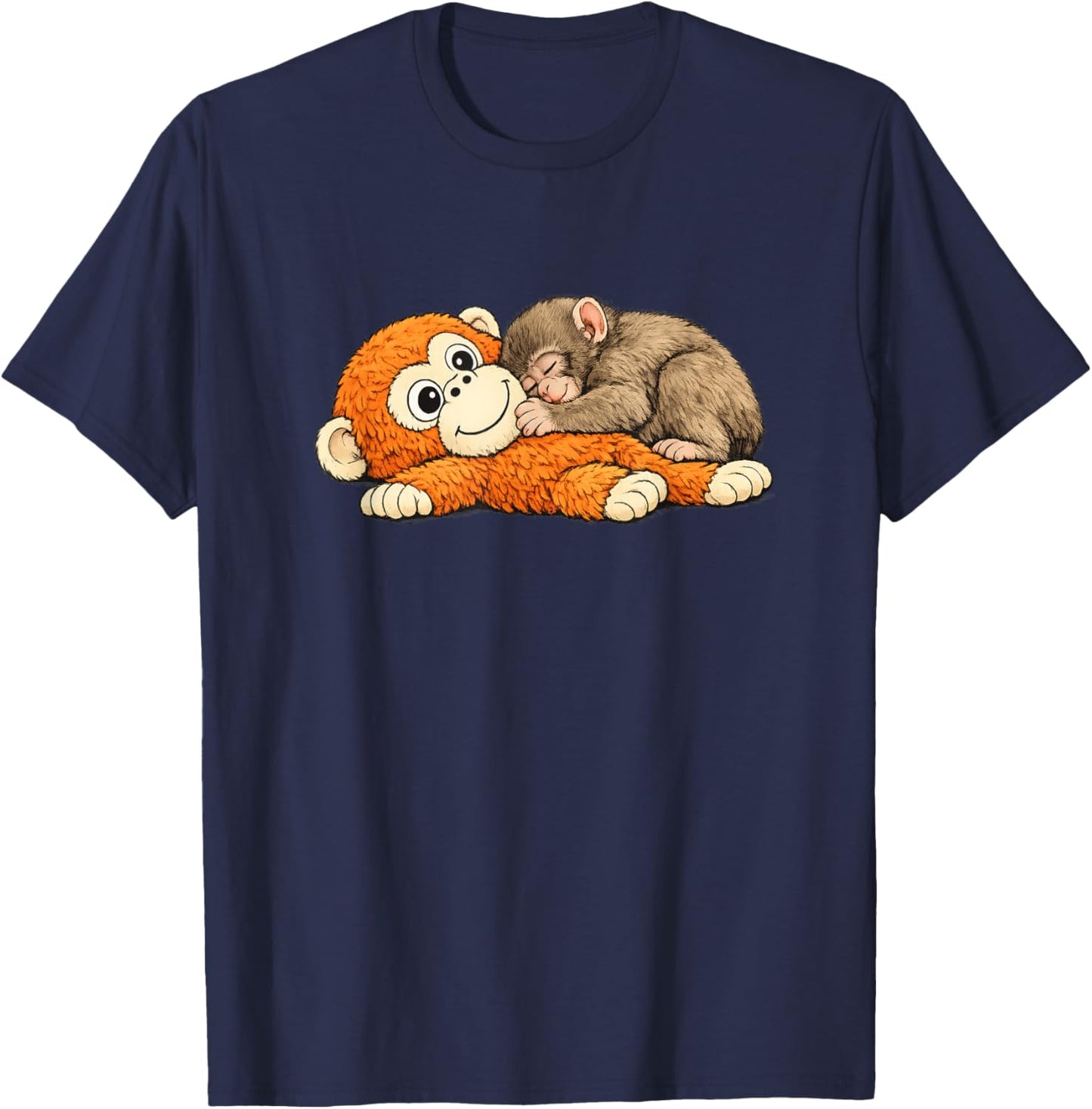 Punch Viral Monkey T-Shirt - T-Shirt | Navy