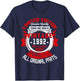 34th Birthday Gift Legend Born in 1992 34 for Years Old T-Shirt - T-Shirt | Navy