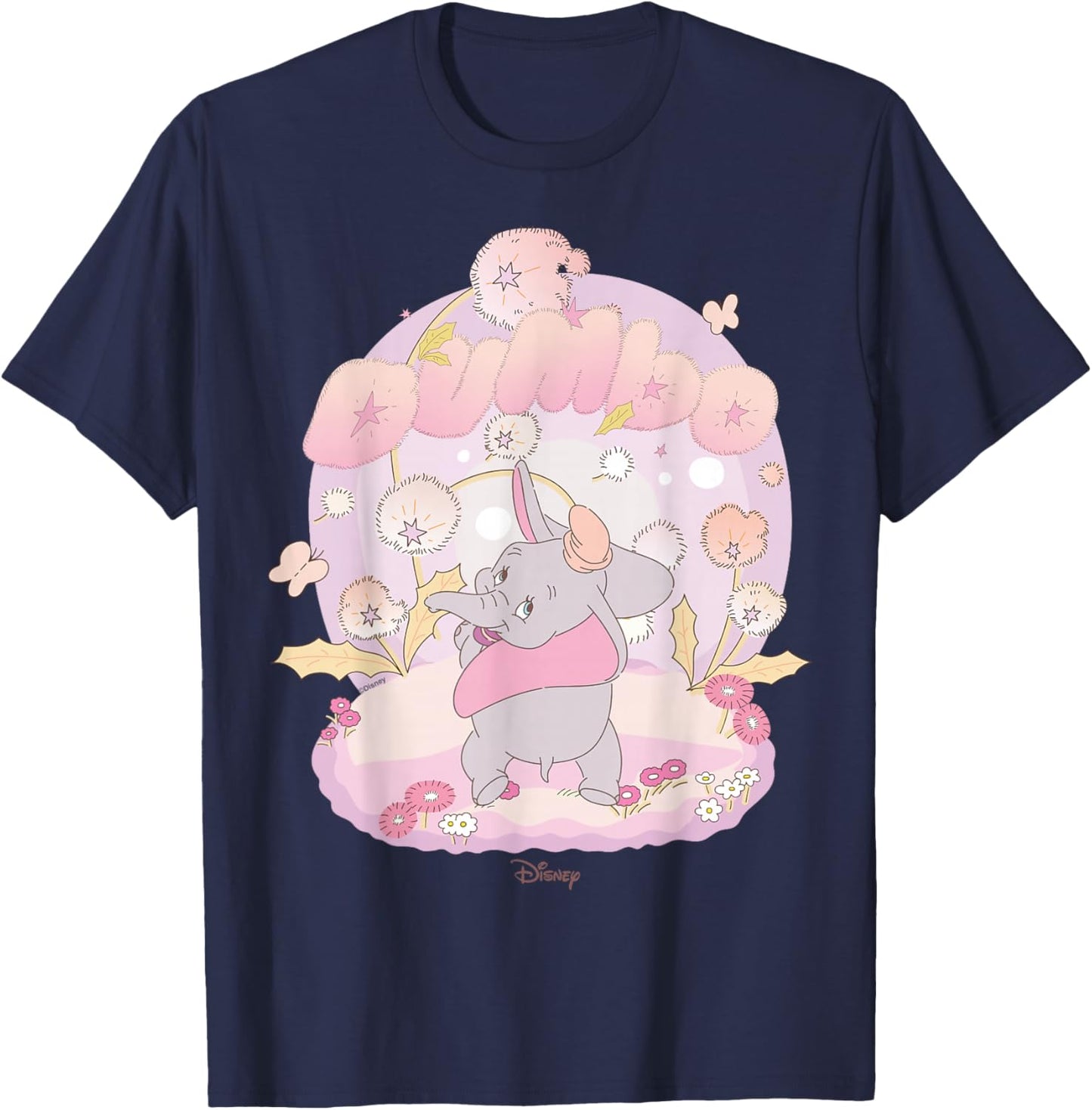 Disney Dumbo Classic Jumbo Kawaii T-Shirt - T-Shirt | Navy