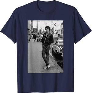 Sex Pistols Sid Vicious Punk Bass Legend 1977 T-Shirt - T-Shirt | Navy