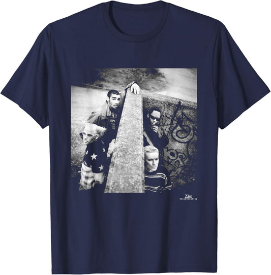 The Prodigy Breathe Firestarter Promo by Phil Nicholls T-Shirt - T-Shirt | Navy