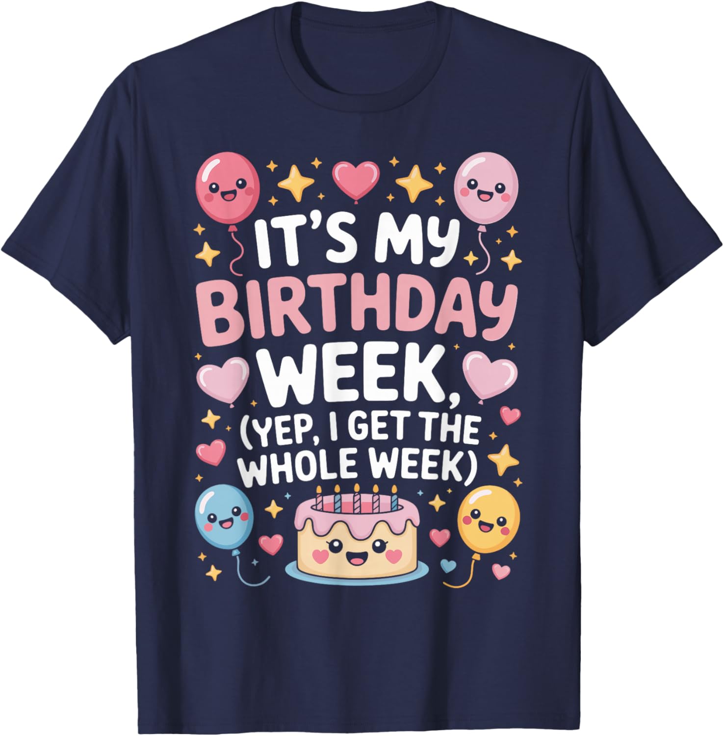 Colorful T-Shirt - T-Shirt | Navy