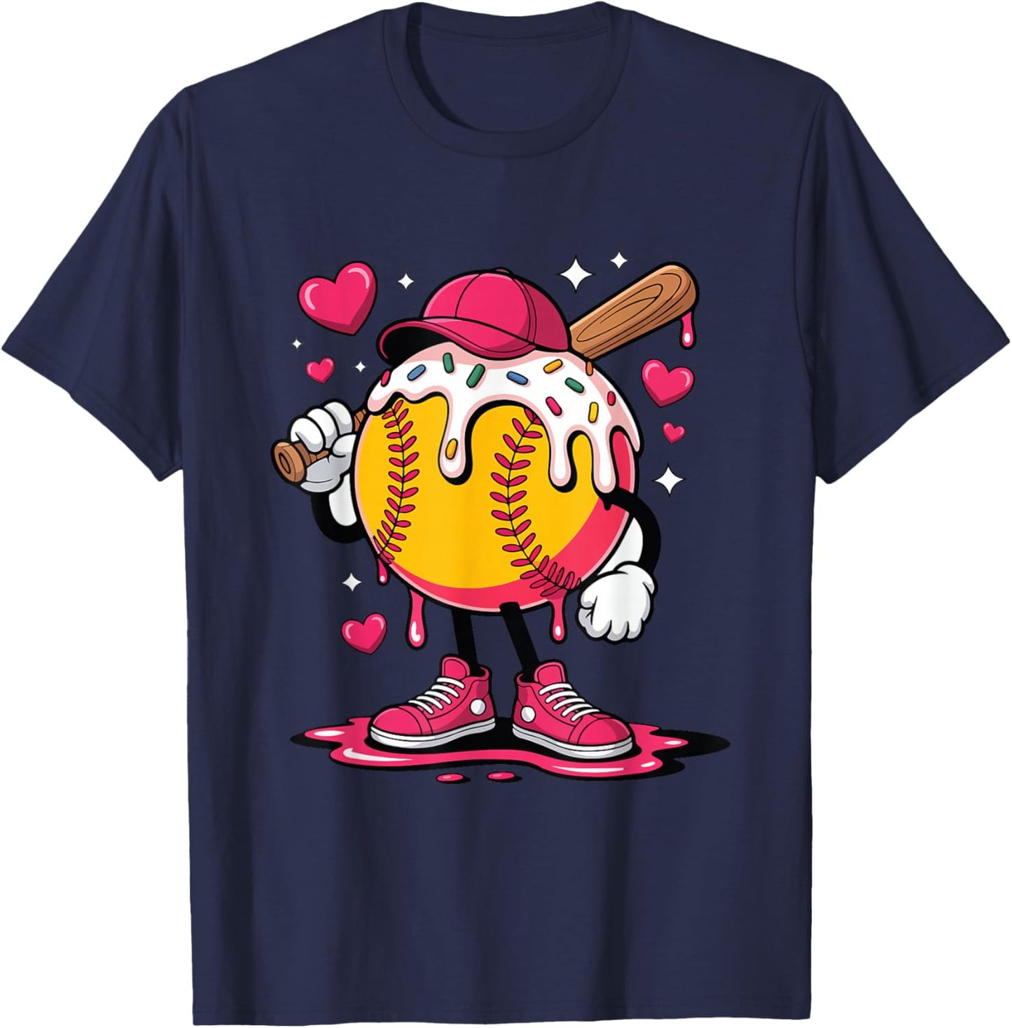 Youth Boy Girl Valentine T-Shirt - T-Shirt | Navy
