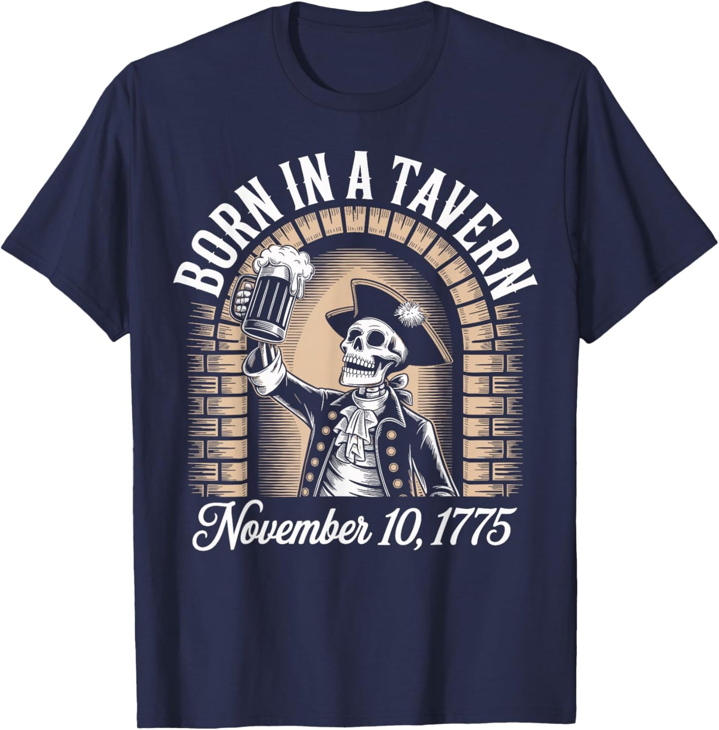 Born Tavern 1775 T-Shirt - T-Shirt | Navy