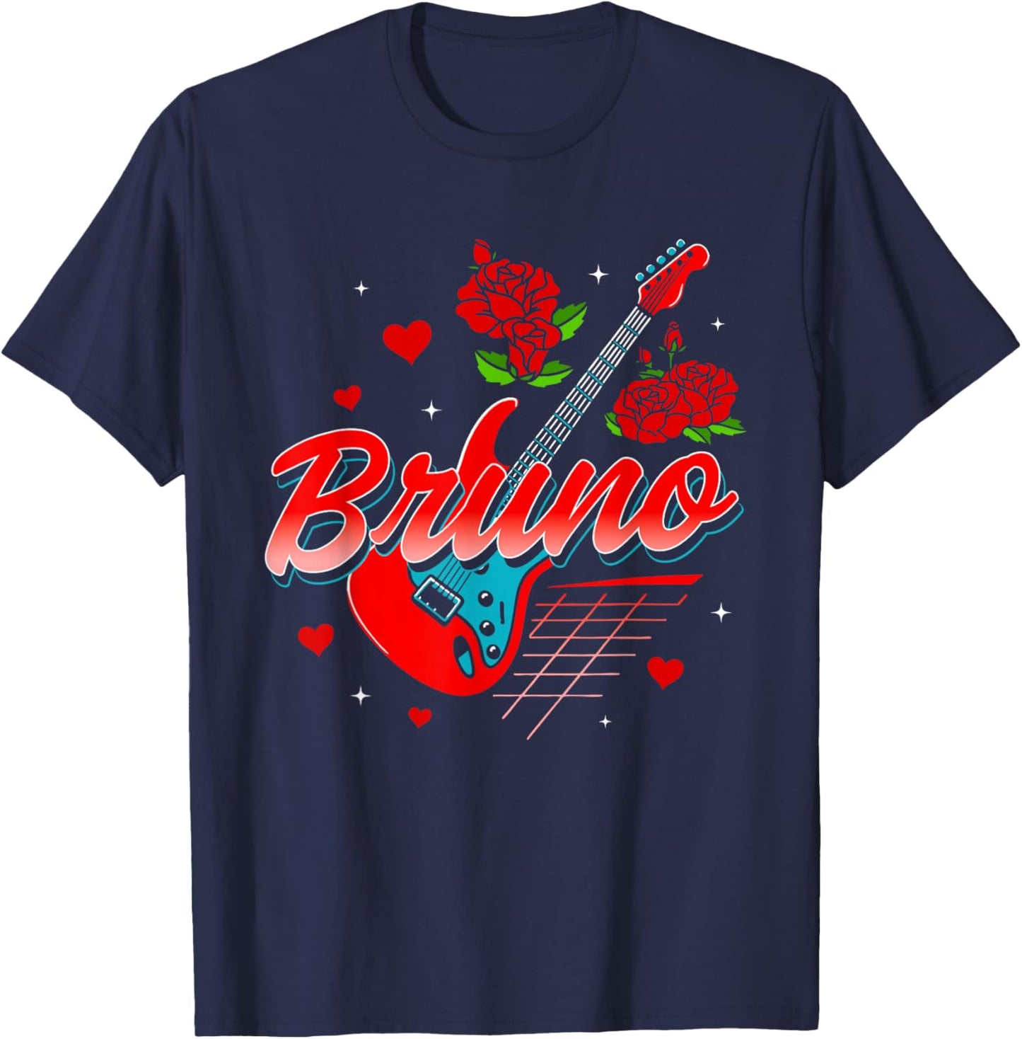 Vintage Bruno Retro Classic Gifts Women Kids T-Shirt - T-Shirt | Navy