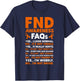 Functional Neurological Disorder FND Warrior T-Shirt - T-Shirt | Navy
