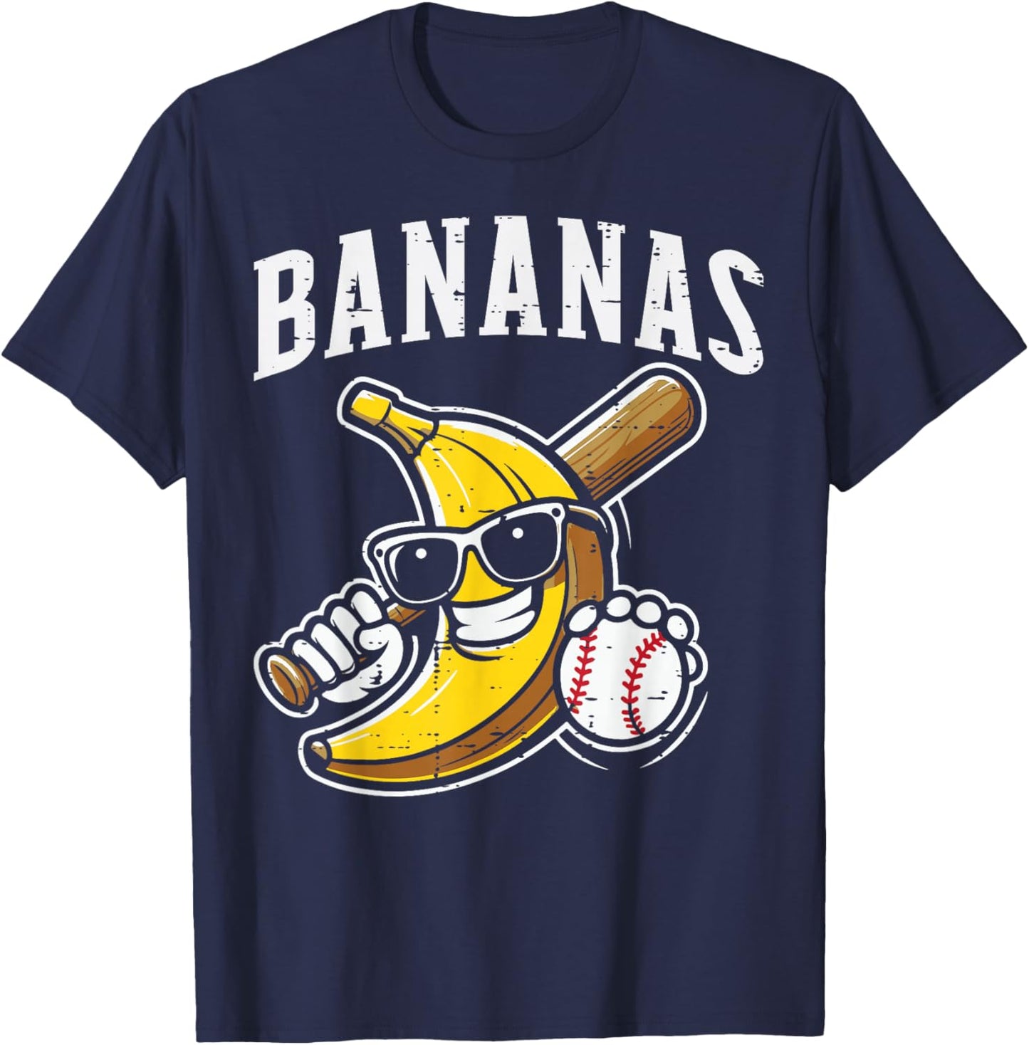 Banana Funny Men Women Kids Youth Boys Women Teen T-Shirt - T-Shirt | Navy