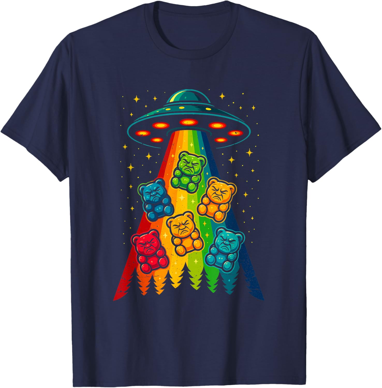 Sweet and Sour Patch Candy UFO T-Shirt - T-Shirt | Navy