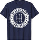 Classically Trained Car Guy Manual Transmission Stick Shift T-Shirt - T-Shirt | Navy