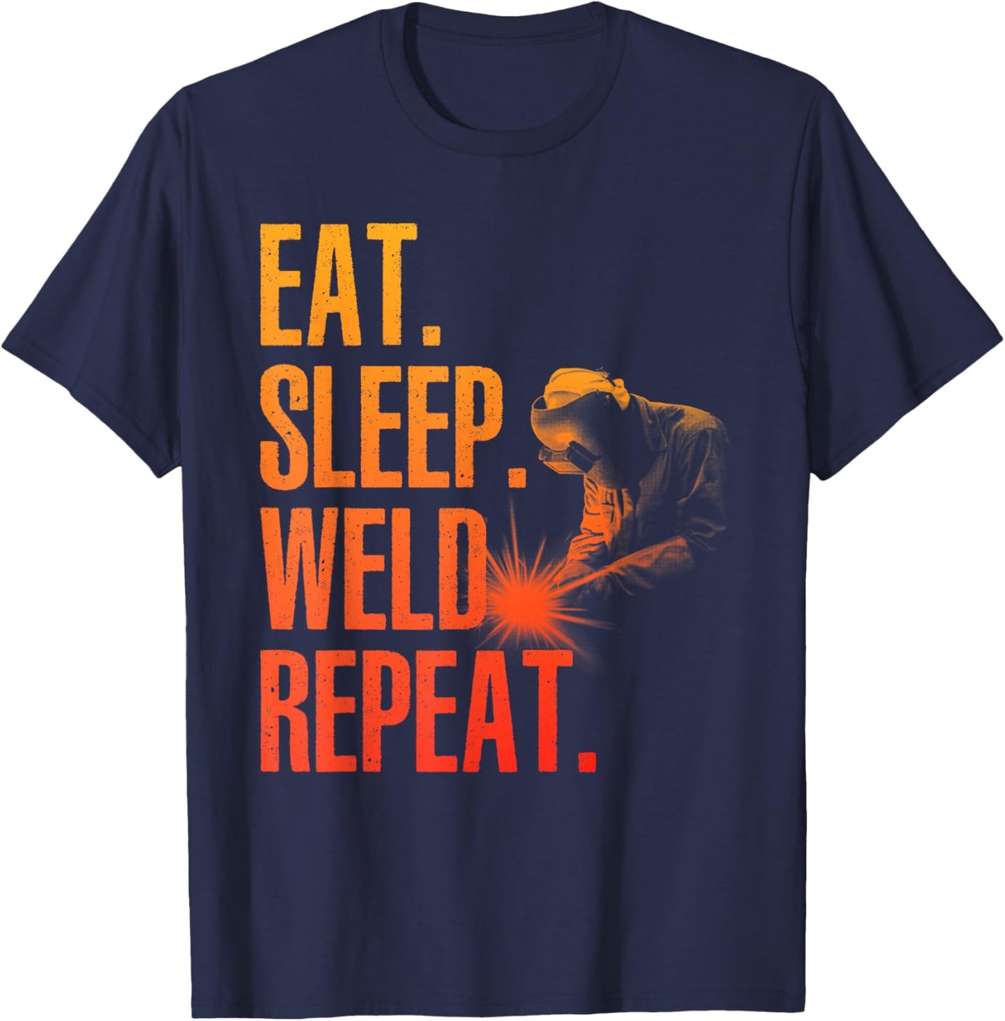 Best Welding Art Women MIG/TIG Welding Metal Welder T-Shirt - T-Shirt | Navy