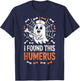 Nurses I Found This Humerus Funny Ghost Nurse Halloween T-Shirt - T-Shirt | Navy