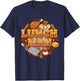 Lunch Man Funny Food Dude Cafeteria Squad Worker School Art T-Shirt - T-Shirt | Navy