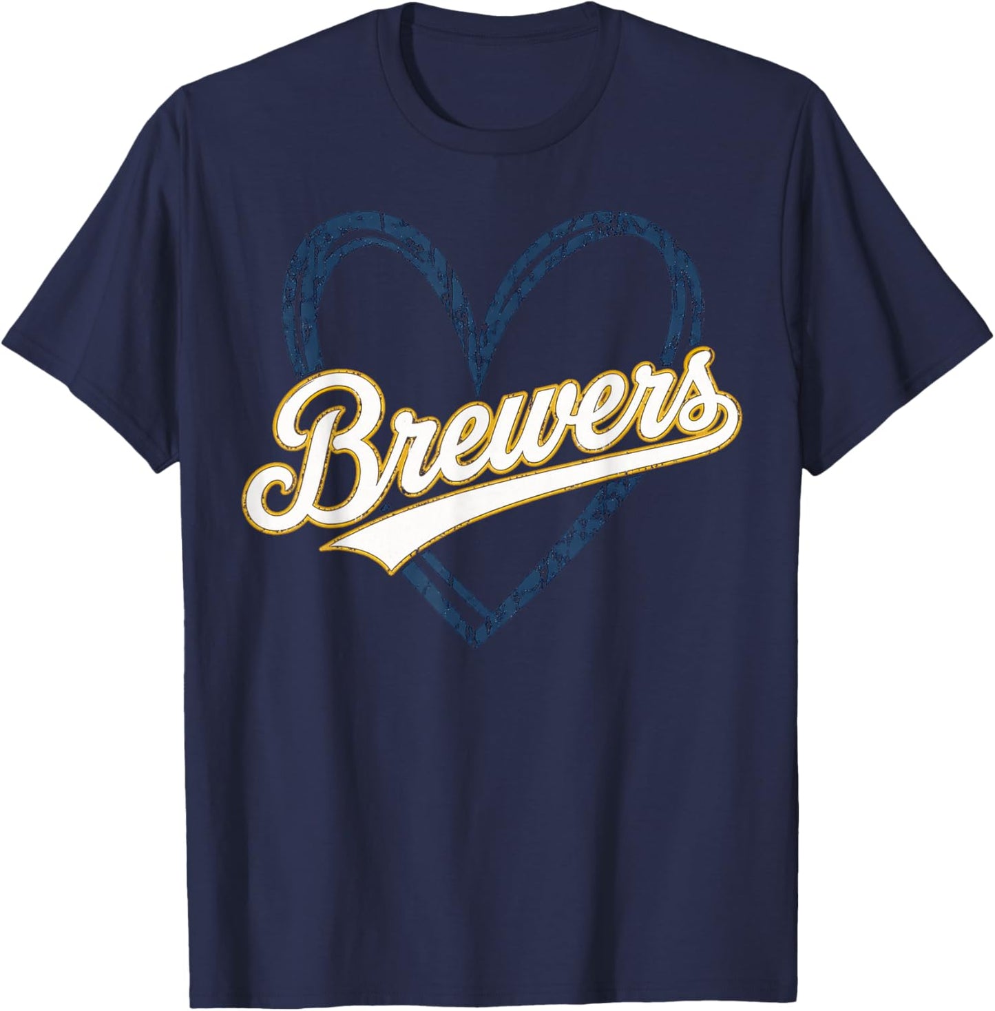 Brewers Name Retro Vintage Gift Women Boy Girl T-Shirt - T-Shirt | Navy