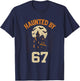 67 Meme Halloween Costume Haunted by 6-7 Brainrot Six Seven T-Shirt - T-Shirt | Navy