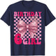 Its My 6th Birthday Girl Coquette Bow 6 Year Old Party Girl T-Shirt - T-Shirt | Navy