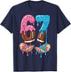 Football Ice Cream Drip 67 Hands Boys Six Seven Game Day T-Shirt - T-Shirt | Navy