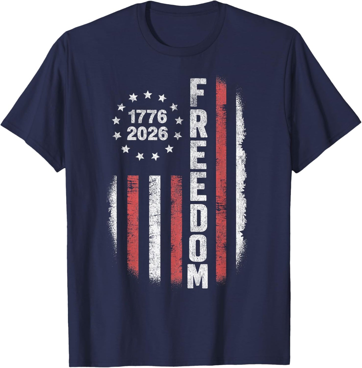 Vintage American Flag T-Shirt - T-Shirt | Navy
