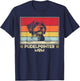 Pudelpointer Mom Classic Retro Vintage Style T-Shirt - T-Shirt | Navy