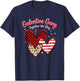 Valentines Day Galentines Gang Hearts Valentine Women Girls T-Shirt - T-Shirt | Navy