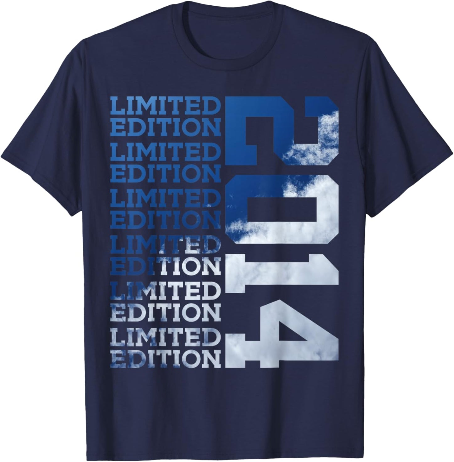12 Years Limited Edition 2014 12TH Birthday T-Shirt - T-Shirt | Navy