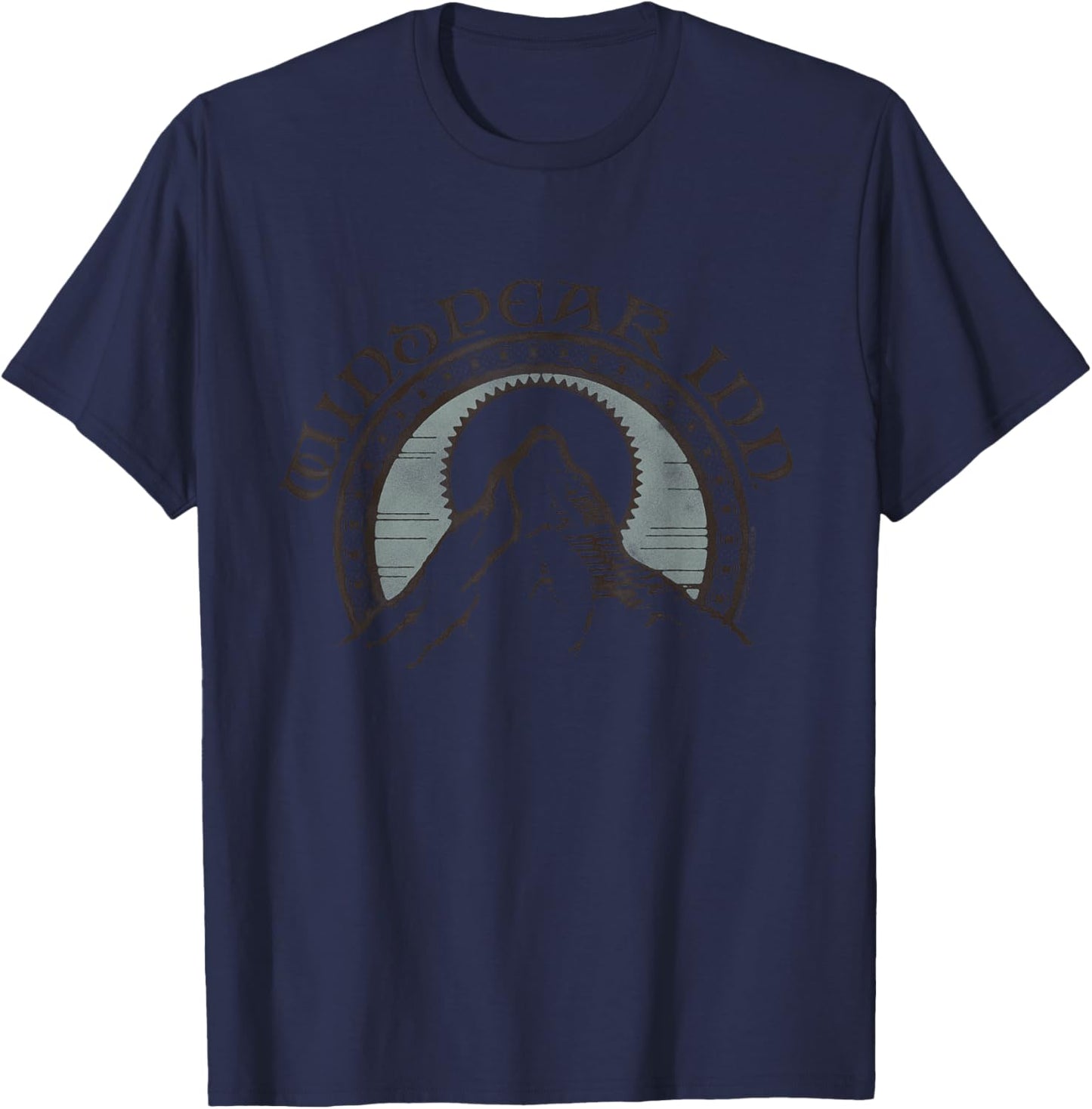 Windpeak Inn Dawnstar Sign Logo Video Game T-Shirt - T-Shirt | Navy
