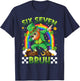 St Patrick's Day Six Seven 67 Bruh Dabbing Leprechaun T-Shirt - T-Shirt | Navy