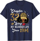 Chapter 32 Living My Blessed Life Since 1994 Afro Girl Gift T-Shirt - T-Shirt | Navy