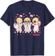 XOXO Cupid Vision Squad Optometrist Valentines Day Eye Dr T-Shirt - T-Shirt | Navy