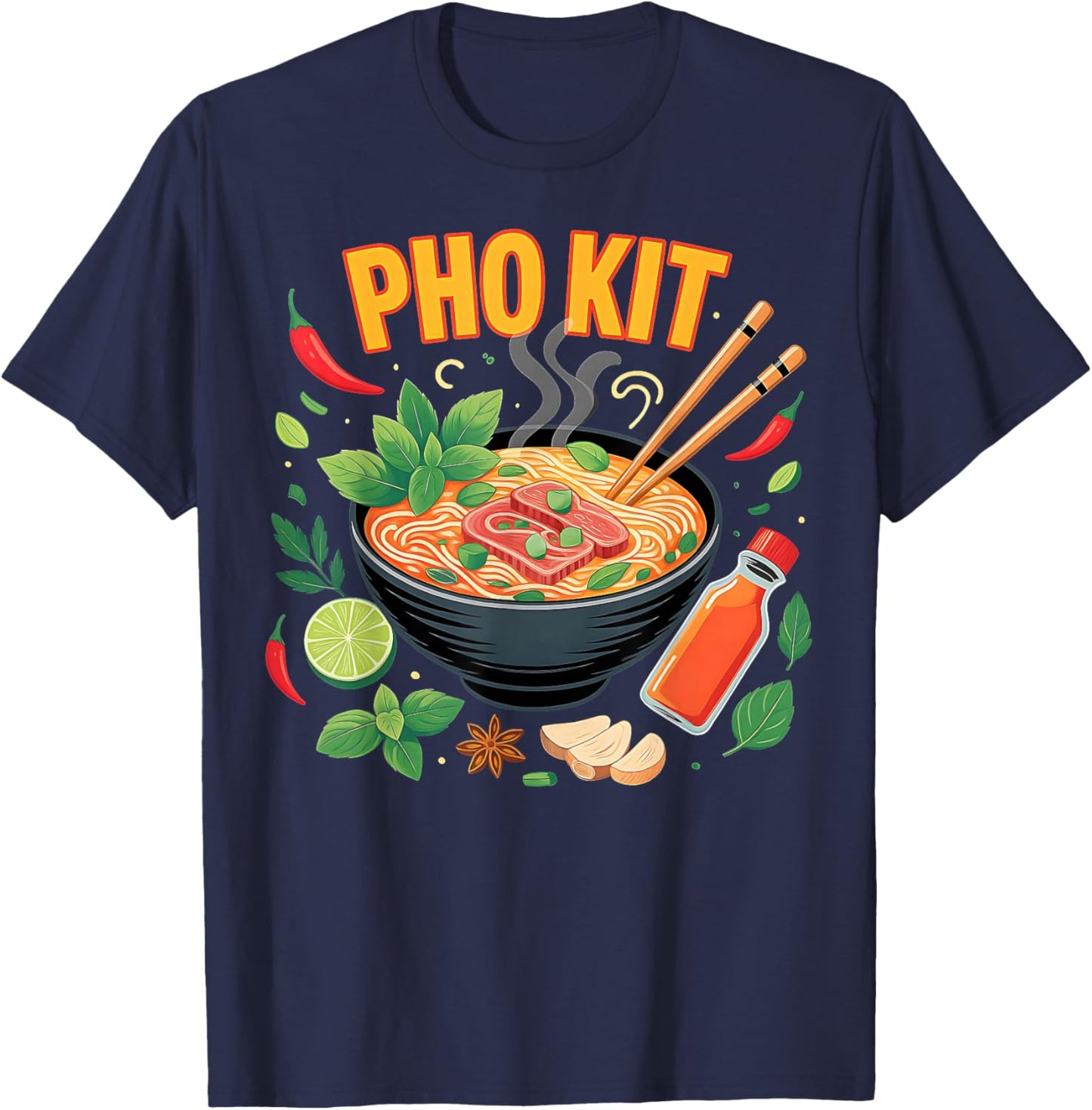 Official Pho Kit T-Shirt - T-Shirt | Navy
