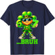 Funny St Patricks Day Leprechaun 67 Six Seven Bruh 6 7 Meme T-Shirt - T-Shirt | Navy