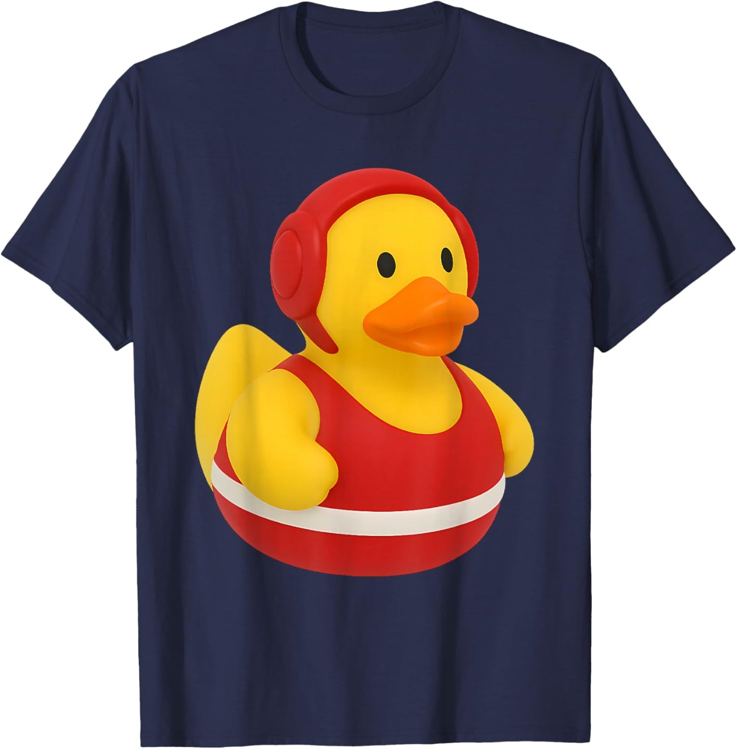Wrestler Rubber Duck Wrestling Ducky Duckies T-Shirt - T-Shirt | Navy