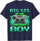 Big Sis of The Birthday Boy Matching Family Sister T-Shirt - T-Shirt | Navy