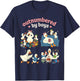 Outnumbered By Boys Mom of Boys T-Shirt - T-Shirt | Navy