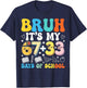 I Survived 67 33 Days of School Funny Teacher Student T-Shirt - T-Shirt | Navy