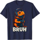 Gamer Bearded Dragon Gaming Bruh T-Shirt - T-Shirt | Navy