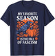 Autumn Halloween My Favorite Season is The Fall of Fascism T-Shirt - T-Shirt | Navy