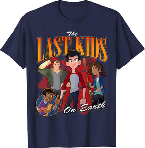 Last Kids Group Bootleg T-Shirt - T-Shirt | Navy