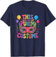 My Purim Costume Colorful Mardi Gras Masked Matching Parties T-Shirt - T-Shirt | Navy