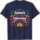 Santa's Favorite Palliative Care Nurse Fun Christmas Season T-Shirt - T-Shirt | Navy