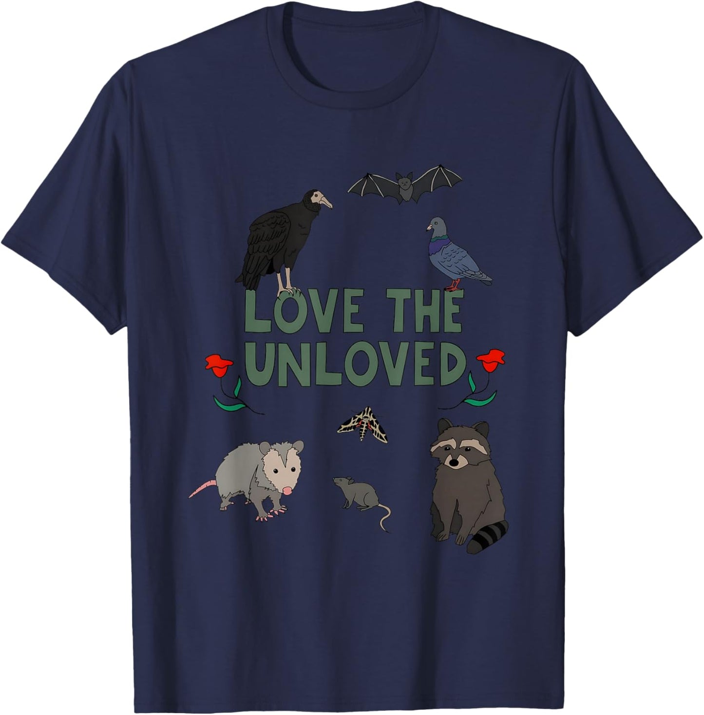 Love The Unloved Funny Women T-Shirt - T-Shirt | Navy