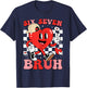 Funny 6 7 Meme Heart Six Seven Bruh 67 Valentine’s Day T-Shirt - T-Shirt | Navy