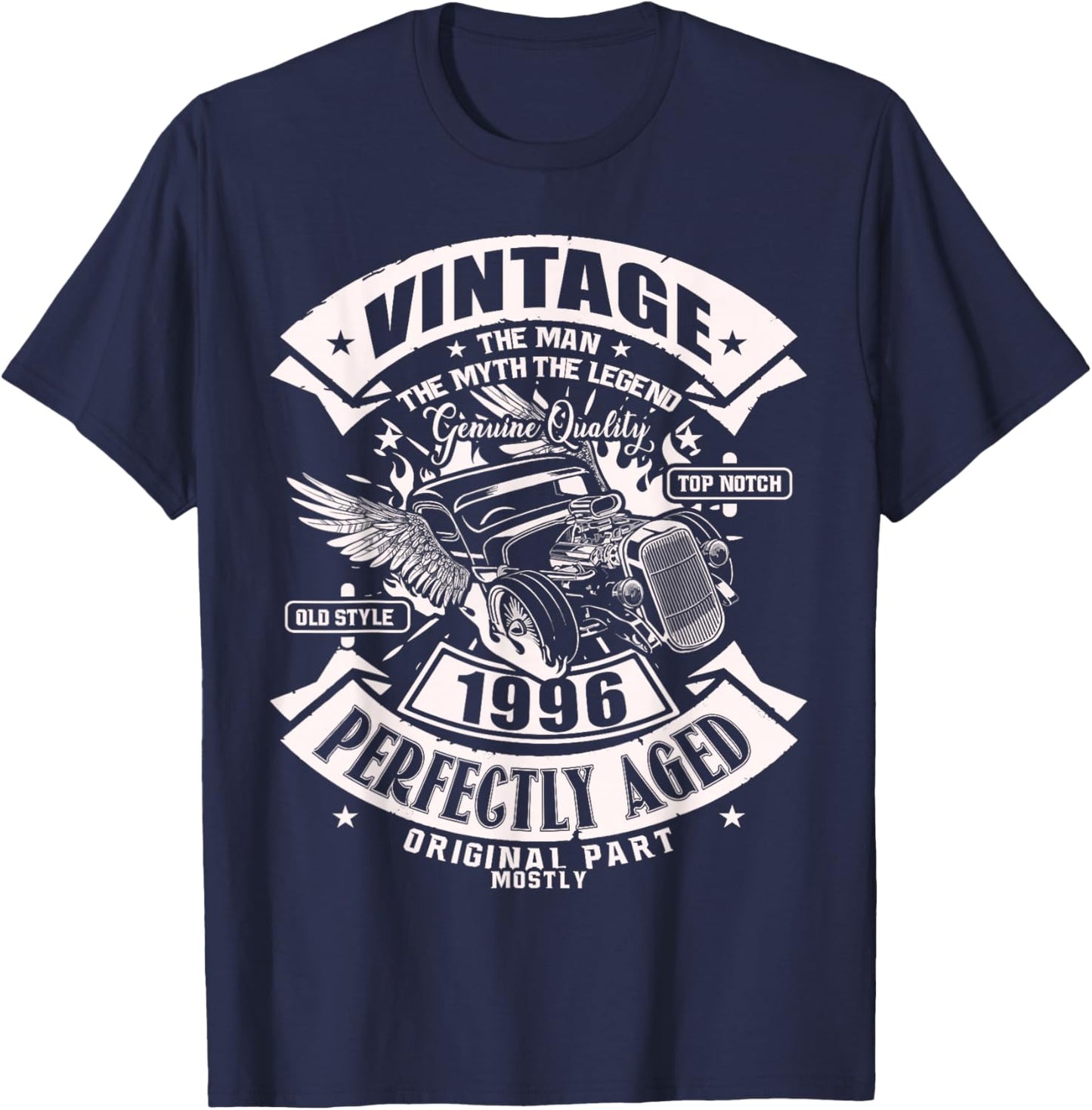 30th Birthday Gift Man Myth Legend 1996 30 Years Old T-Shirt - T-Shirt | Navy