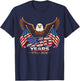 USA 250 Years 250th Anniversary Flag US Gift Women T-Shirt - T-Shirt | Navy