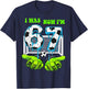 I was 6 Now I Am 7 Birthday Boy 67 Soccer Drip 7 Years Old T-Shirt - T-Shirt | Navy