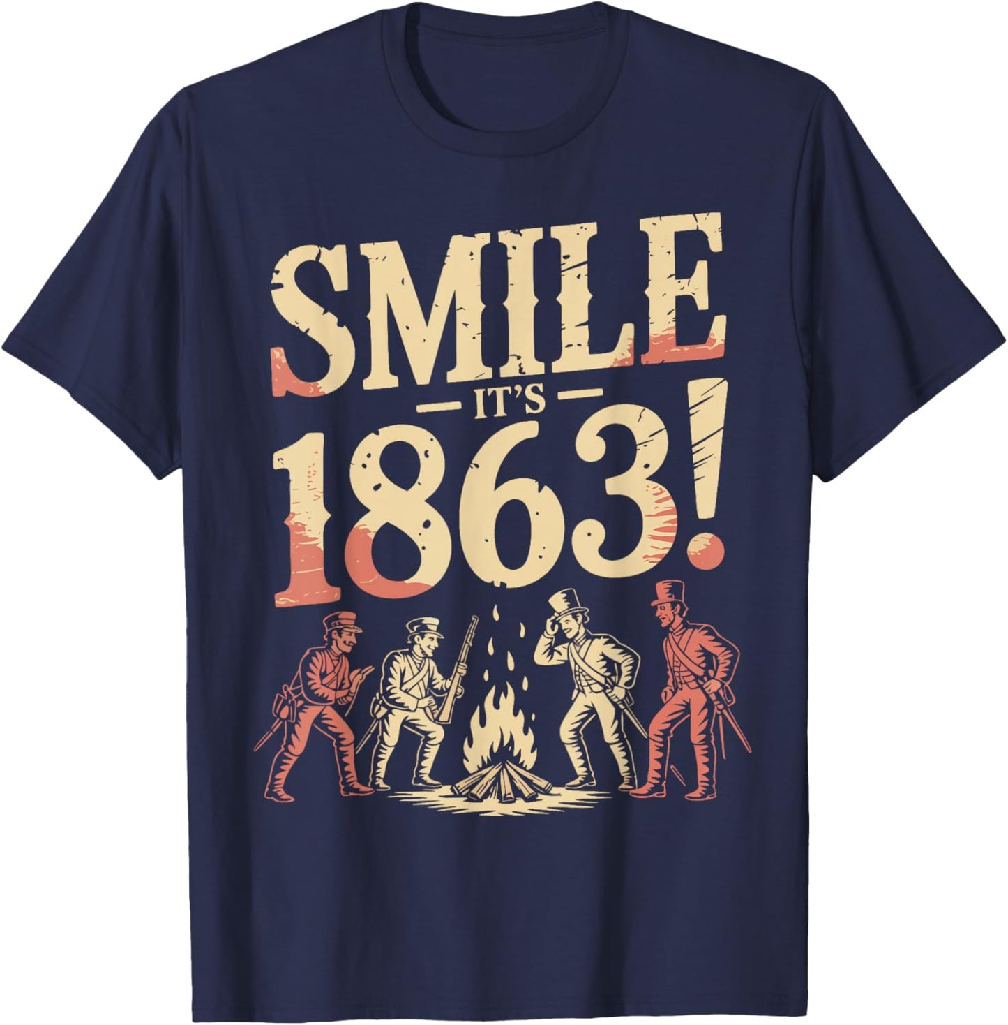 Civil War Reenactor Funny Reenactment T-Shirt - T-Shirt | Navy